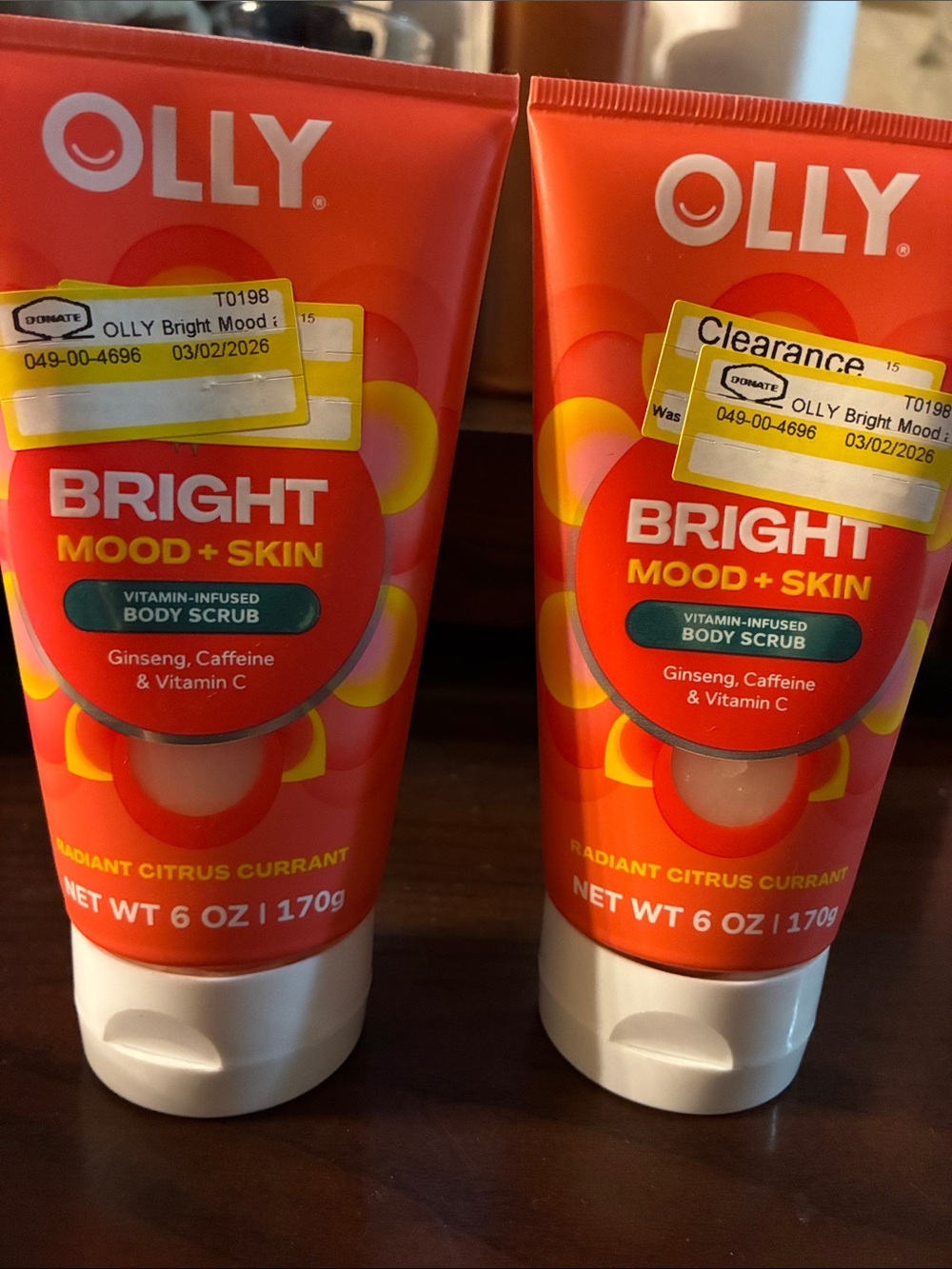 Olly Bright Mood + Skin Radiant Citrus Body Scrub – Bright Orange